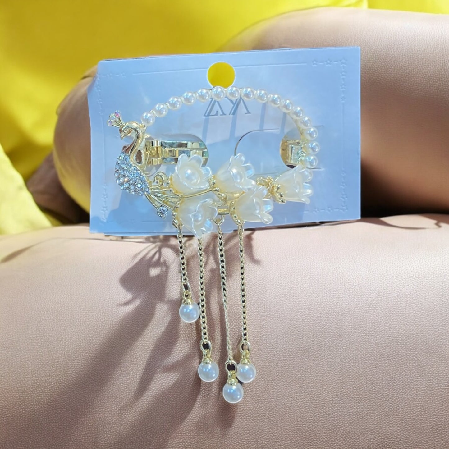 Zaya Brooch Hanging Barrette Hair Clip