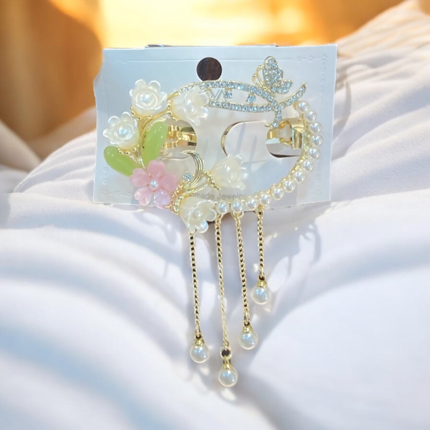 Zaya Brooch Hanging Barrette Hair Clip